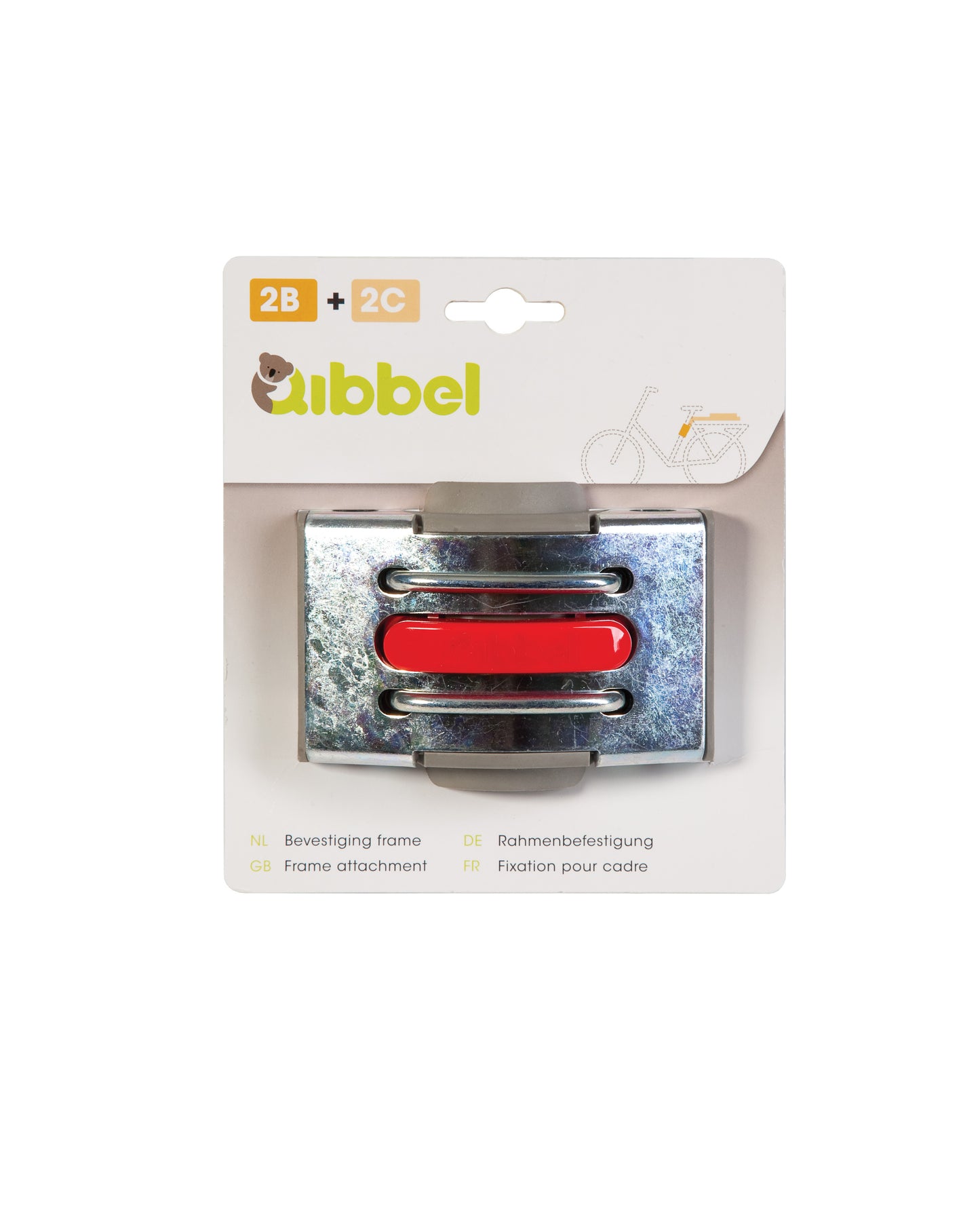 Qibbel Q200 bevestiging achterzitje frame