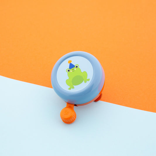 Widek kinderbel Explorer Cheery Frog oranje/ blauw op kaart