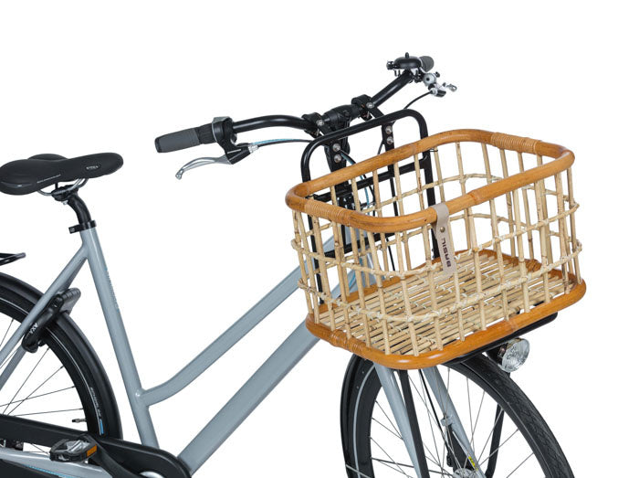 Basil 13080 Green Life Rotan fietsmand L 30L. naturel bruin
