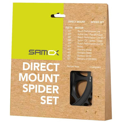 SAMOX E-Bike kettingblad Bosch GEN3 38T 47 mm. staal zwart