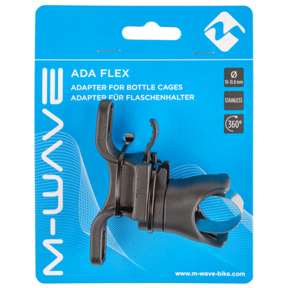 M-Wave adapter voor bidonhouder zwart 22.2-31.8 mm.