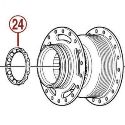 Shimano Y33098110 kogelring B ST-7C21