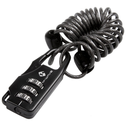 M-Wave codeslot met kabel 3 mm. x 1200 mm. smoke