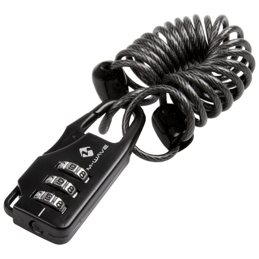 M-Wave codeslot met kabel 3 mm. x 1200 mm. smoke