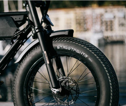 Bub. 100-406 / 20x4.00 Delium Streetfightr zwart - Fatbike