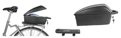 Polisport New Top Box for bicycle 11 LTS Quick Release System