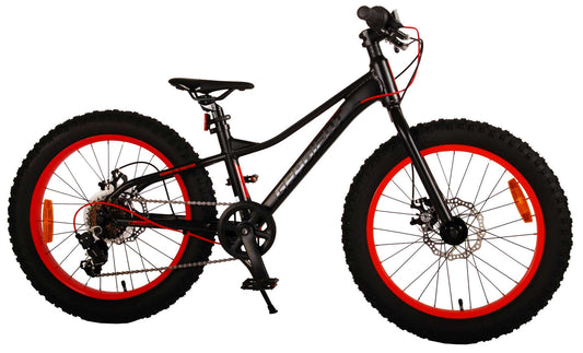 Volare Gradient 20'' jongens zwart/oranje/rood - 6 spd. "Prime Collection" (85%)