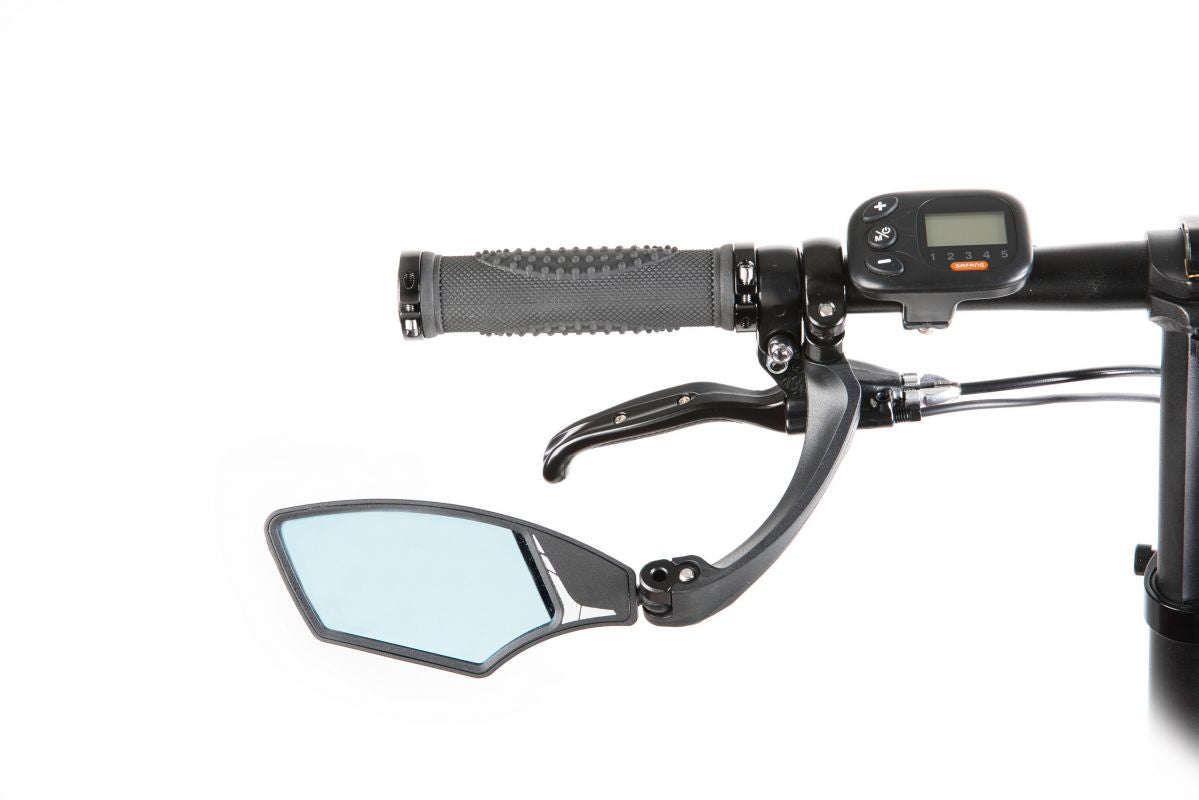 Mirage spiegel Luxury licht-dimmend links 10.6 cm. zwart