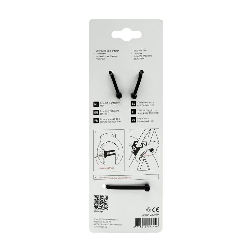 Simson 020860 ringslot montageset Flex