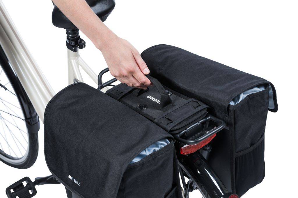 Basil 70186 DBS detachable bag system zwart
