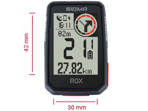 Sigma ROX 2.0 Black (standaard stuurhouder + USB-C oplaadkabel)