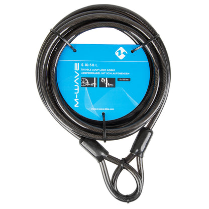 M-Wave kabel met 2 ogen 5 m. x 10 mm. smoke