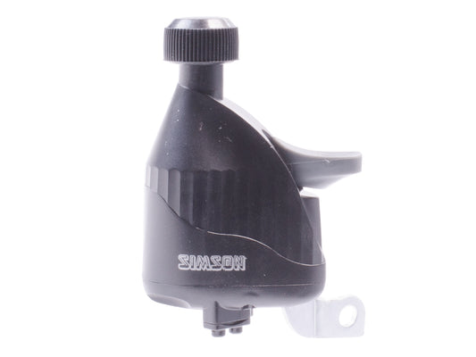 Simson 022019 dynamo links met rubber loopwiel 2x2 polig zwart