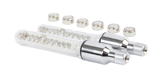 IkziLight verlichtingset Flashy 2 12 patronen en spaakklem 11 Tech LED transparant