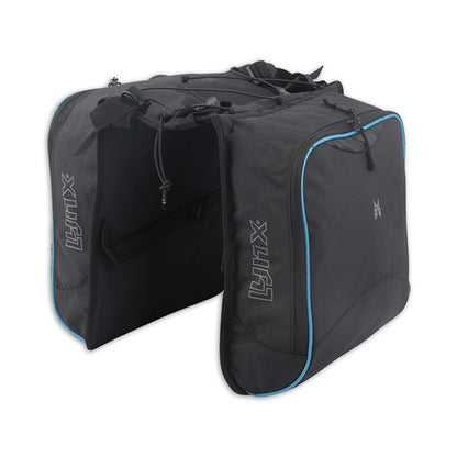 Lynx dubbele fietstas Joshua Double 20 ltr. zwart waterafstotend