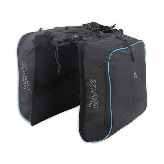 Lynx dubbele fietstas Joshua Double 20 ltr. zwart waterafstotend