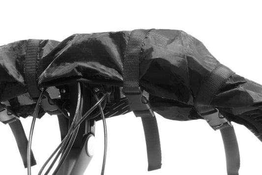 Mirage Undercover beschermhoes voor fietsstuur zwart