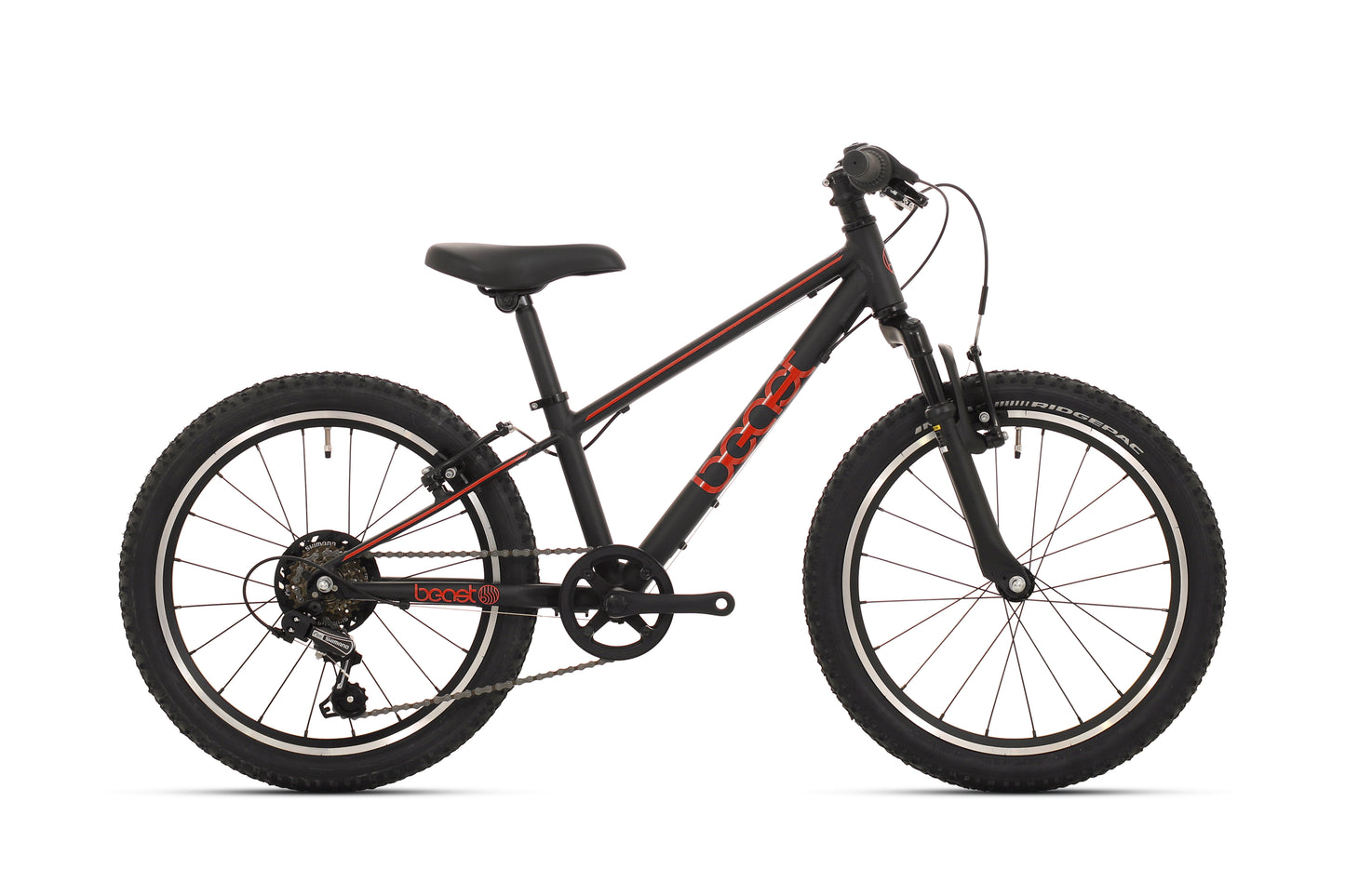 BFK 20" The BEAST 6V zwart/rood V-Brake - 20TB100V