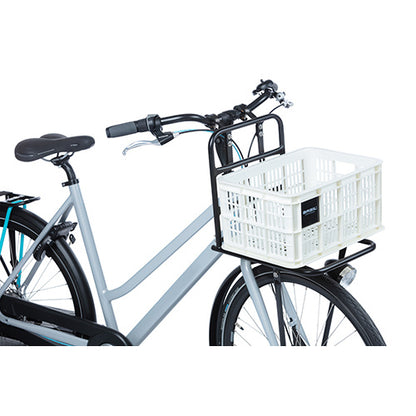 Basil 21114 Crate S fietskrat gerecycled kunststof small 17,5L bright white