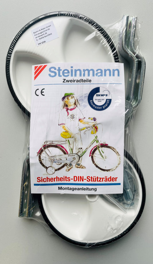 Steinmann zijwielen kunststof 12"-20" TüV gekeurd
