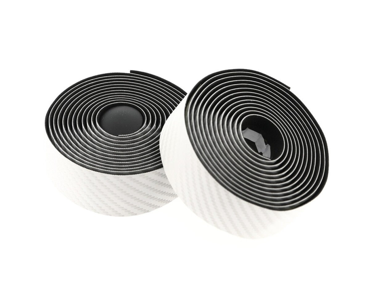 Tecora E stuurlint Magnifique Carbon Look ø2.5x30 mm. 2 mtr. wit