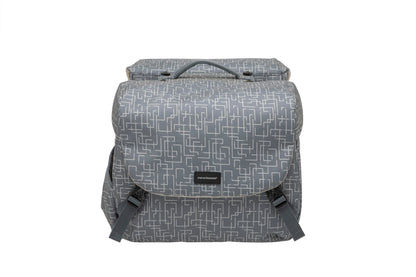 New Looxs tas nr. 218 Mondi Joy Double MIK Ivy Grey - 218.173MIK
