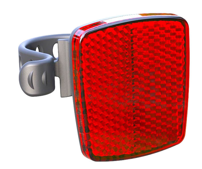 Z-Flex Evo reflector rood voor zadelpen met straphouder