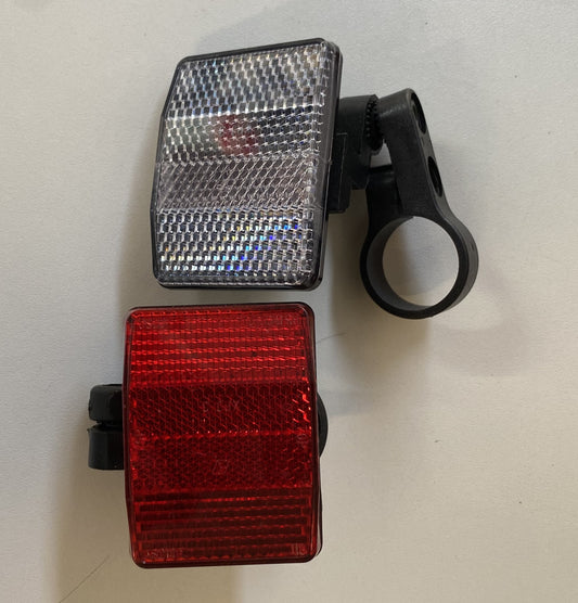 Reflector voor wit (22.2) en achter rood (25.4) Type 1