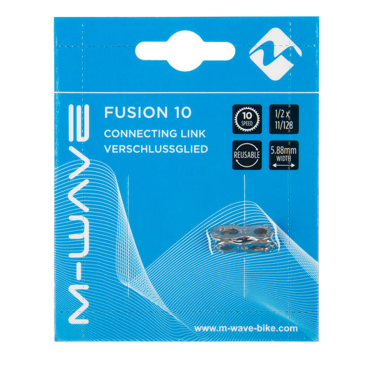 M-Wave sluitschakel 10V. 1/2x3/32 - 5.88 mm. zilver