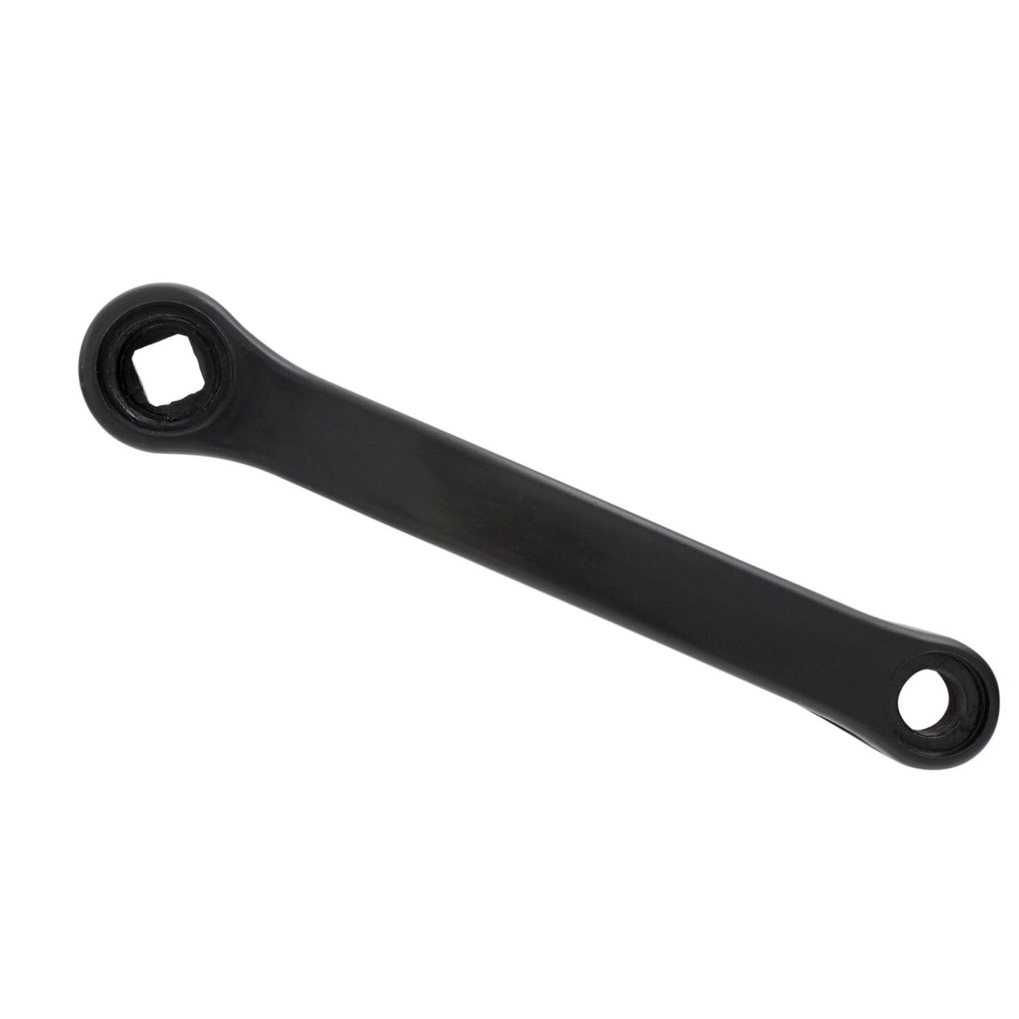Linker crank staal zwart geplastificeerd 170