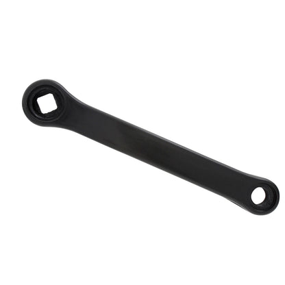 Linker crank staal zwart geplastificeerd 170