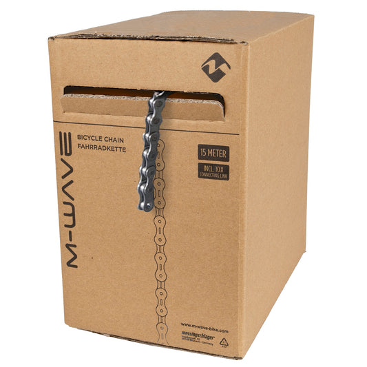 M-Wave ketting 1/2x11/128 - 128 9V. KMC-Z9 op rol 15 meter