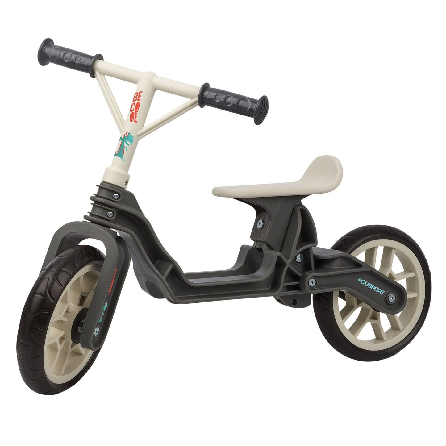 Polisport balance bike / loopfiets grey/cream