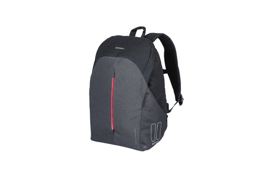 Basil 18091 B-Safe Commuter fietsrugzak Nordlight 13L graphite zwart