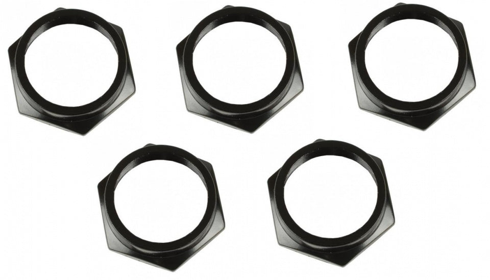 Balhoofdmoer zwart 22.2 (per 6) - 425562