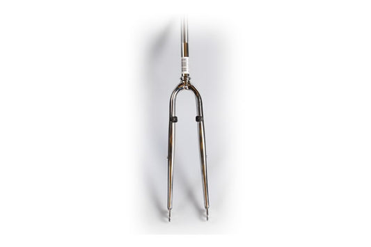 Hybride voorvork 28" met nok chroom 1.1/8" o.s.