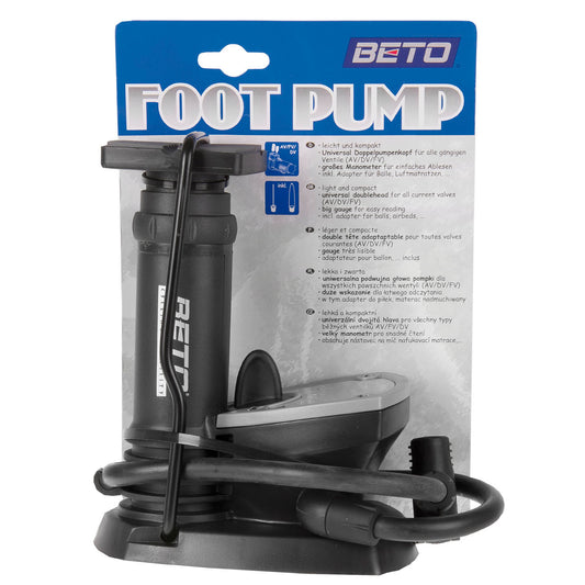 Beto mini voetpomp met manometer