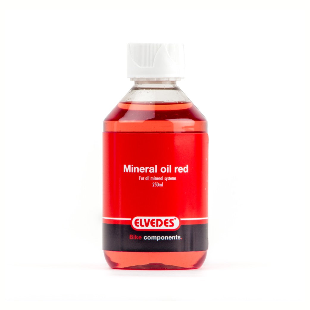 Elvedes 2015169 mineraal olie rood Shimano 250 ml.