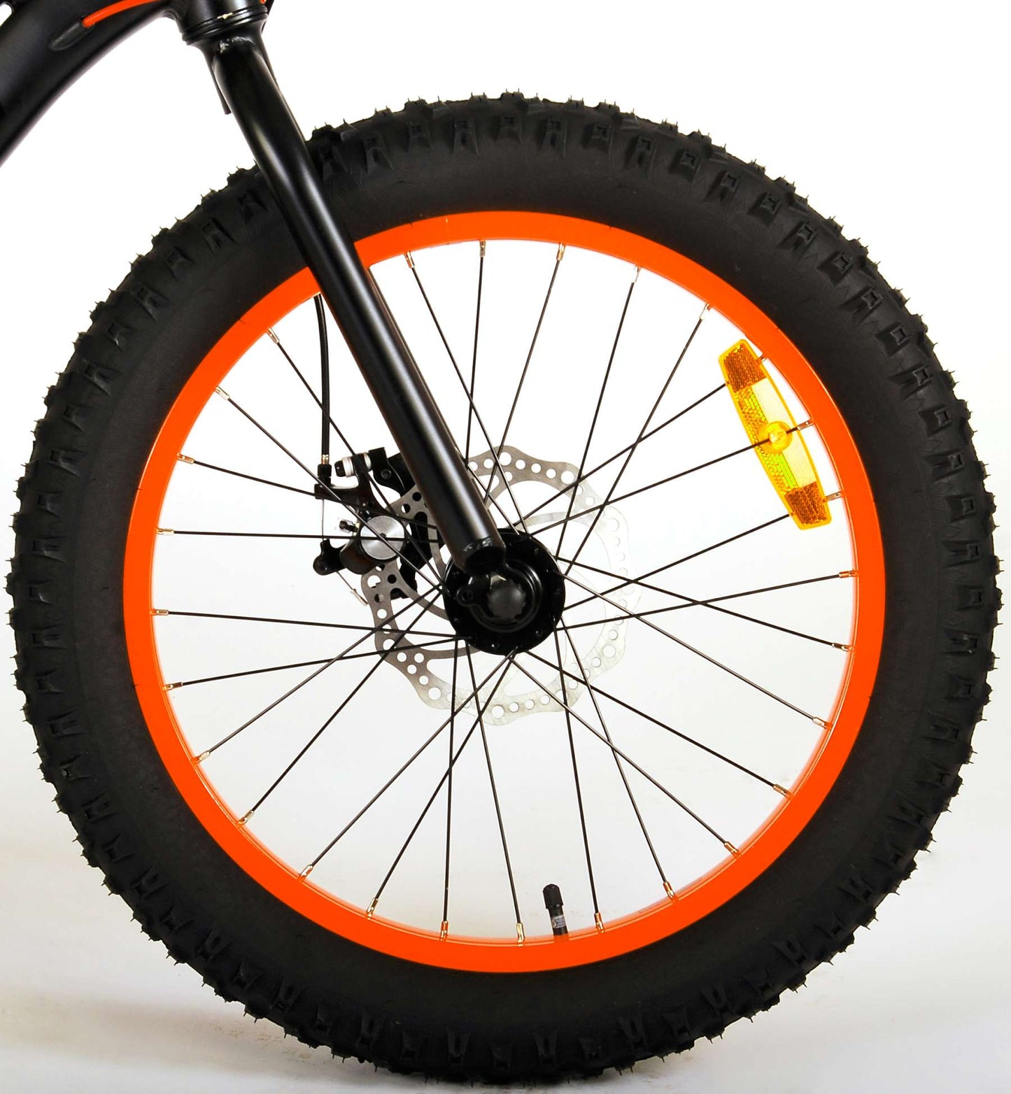 Volare Gradient 20'' jongens zwart/oranje/rood - 6 spd. "Prime Collection" (85%)