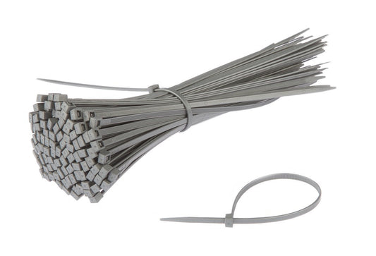 SapiSelco kabelbinder/tyrap 200x3.5mm. ø55mm. zilver (100)