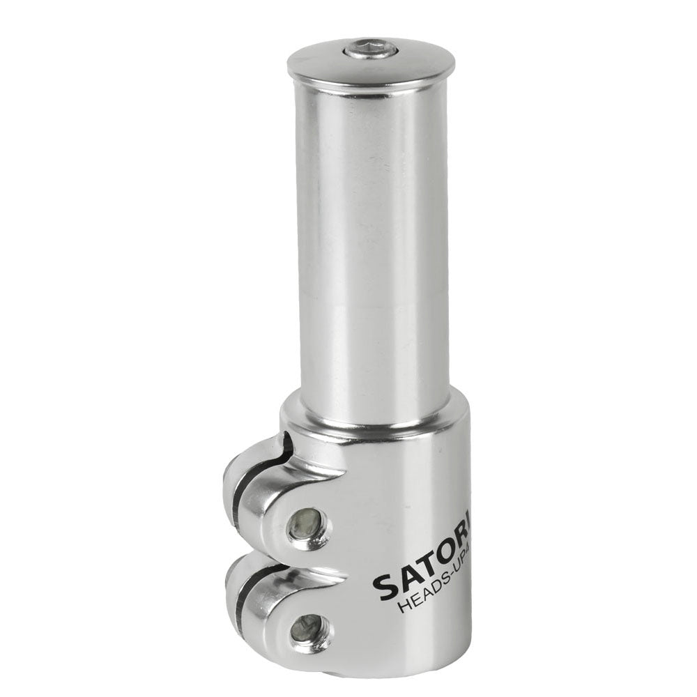 Satori Ahead adapter 1.1/8" met spacers zilver