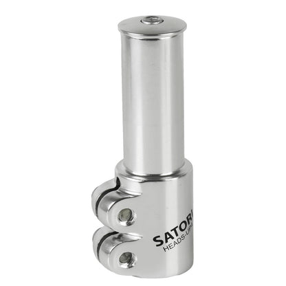 Satori Ahead adapter 1.1/8" met spacers zilver