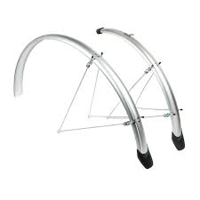 Eurofender spatbord set 26" - 51 mm. zilver