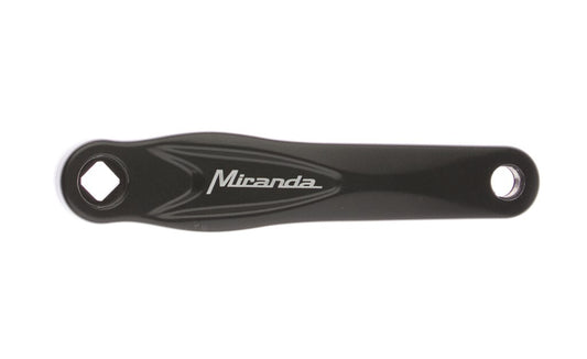 Miranda Alfa 1 crank rechts 170 mm. zwart gecoat