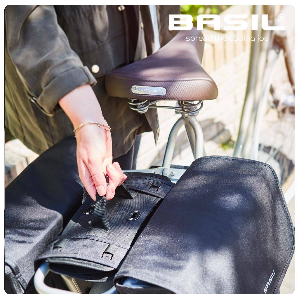 Basil 70186 DBS detachable bag system zwart