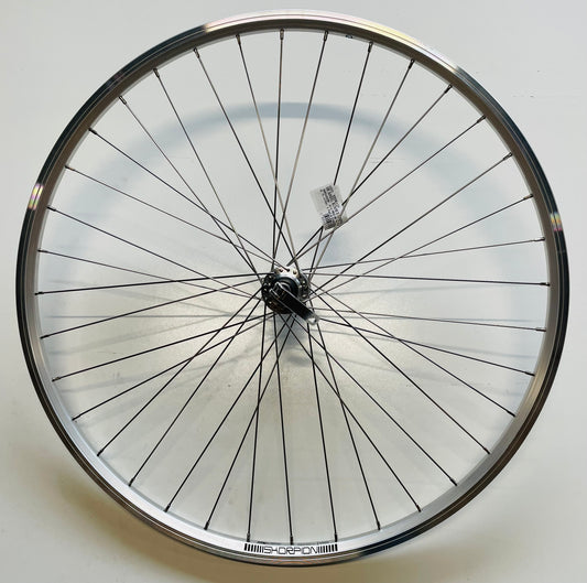 Achterwiel 28"- 622X19 Skorpion alu. zilver FM32 QR cassette 8/9