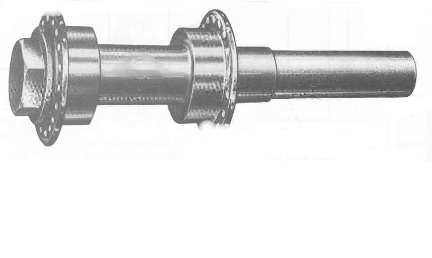 Carrier naaf + steekas zwaar model