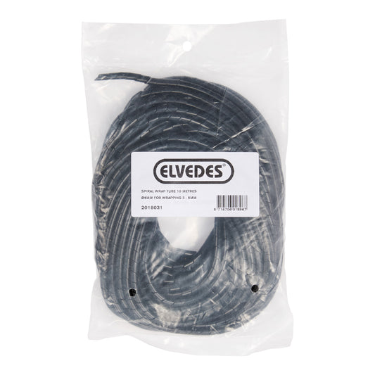 Elvedes 2018031 spiraal wikkelslang 10 mtr. Ø 4 mm. bundelt 3 - 8 mm.