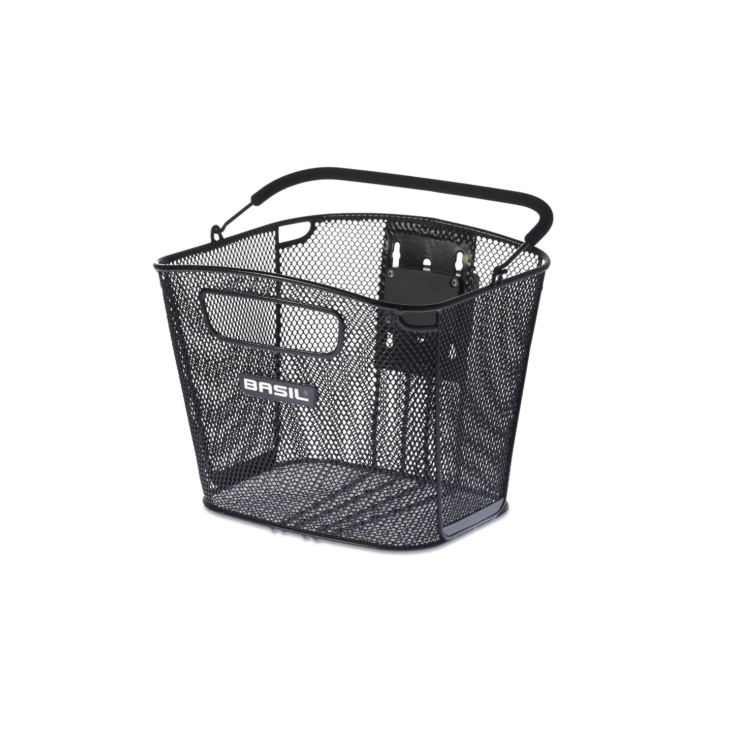 Basil 11240 Bold Front KF fietsmand afneembaar zwart incl. KF adapter plaat (houder 70177 / 70189 apart verkrijgbaar)