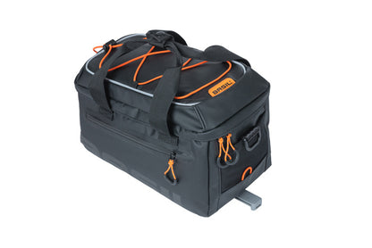 Basil 18114 Miles Tarpaulin bagagedragertas MIK 7L. zwart/oranje